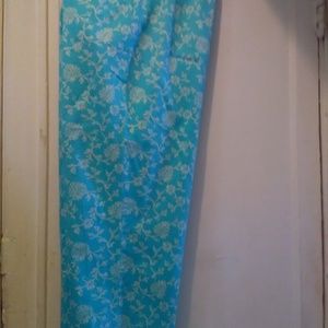 Blue Paisley Pants